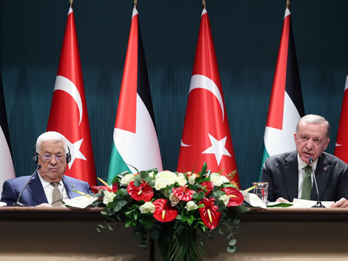 “Peace cannot prevail in the Middle East without a fair solution to the Israel-Palestine issue”
