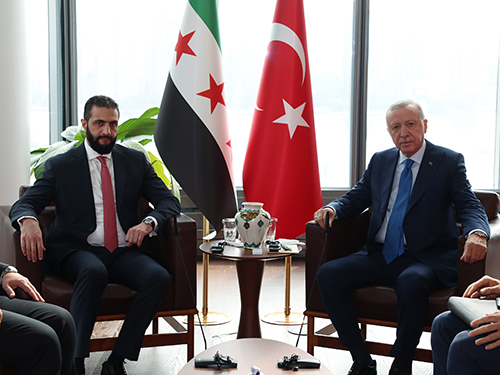 President Erdoğan meets with Syrian President Al-Sharaa