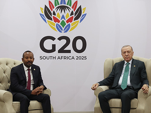 President Erdoğan meets with PM Abiy Ahmed of Ethiopia