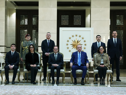 Italian ambassador presents his credentials to President Erdoğan