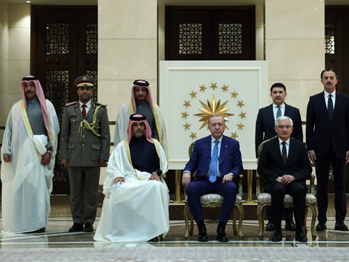Qatari ambassador presents his credentials to President Erdoğan
