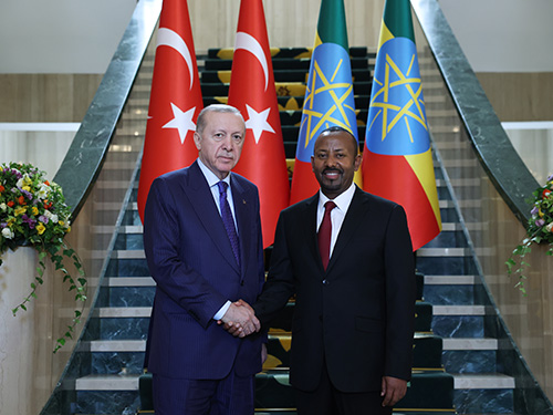 President Erdoğan meets with Prime Minister Abiy Ahmed of Ethiopia