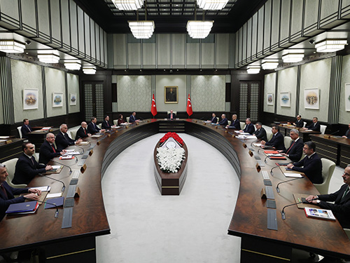 Presidential Cabinet convenes under the chairmanship of President Erdoğan