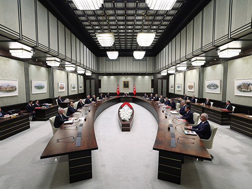 Presidential Cabinet convenes under the chairmanship of President Erdoğan