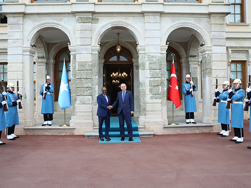President Erdoğan meets with President Mohamud of Somalia