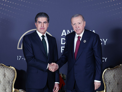 President Erdoğan receives IKRG President Barzani