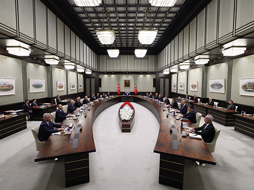 Presidential Cabinet convenes under the chairmanship of President Erdoğan
