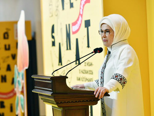First Lady Erdoğan attends opening of Rami Children and Arts Biennial