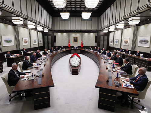 Presidential Cabinet convenes under the chairmanship of President Erdoğan