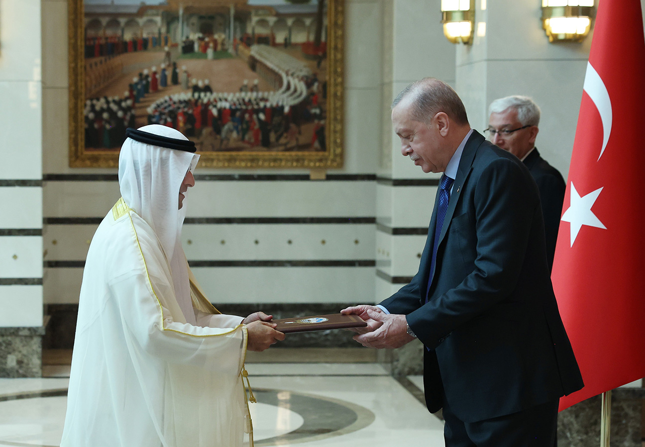 Kuwaiti ambassador presents his credentials to President Erdoğan
