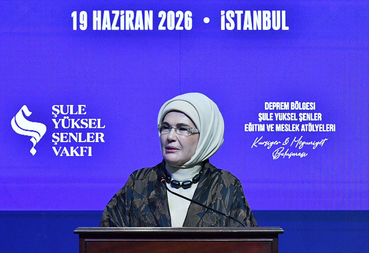 First Lady Erdoğan attends ‘Trainees and Graduation Gathering’ of Şule Yüksel Şenler Foundation
