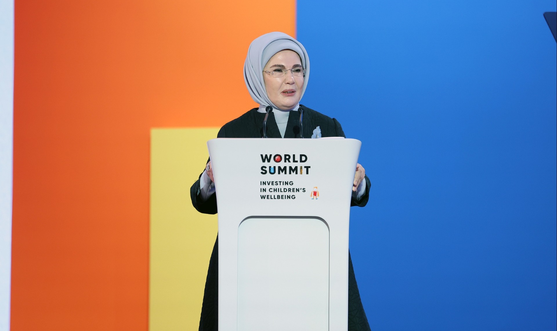 First Lady Erdoğan attends “World Summit on Investing in Children’s Well-being: a Path to Sustainable and Equitable Development for Future Generations”