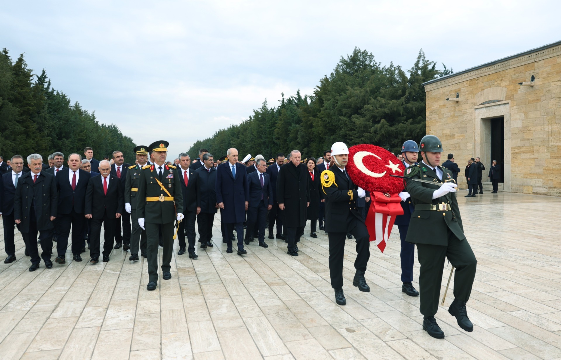 President Erdoğan at Anıtkabir